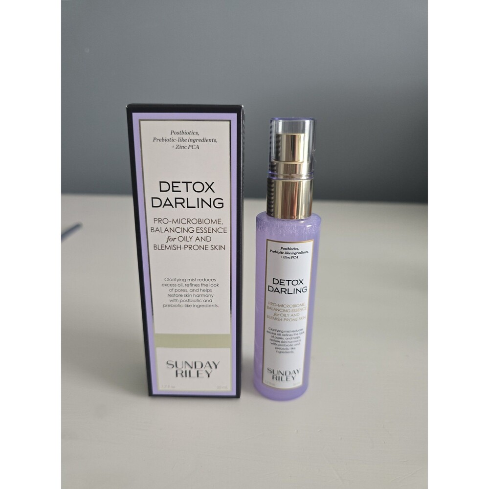 Sunday Riley Detox Darling Balancing Essence for Oily Blemish Prone Skin NEW